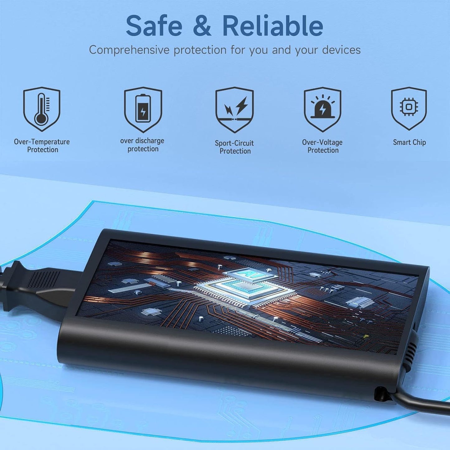 GTGUGR 130W USB Type-C Power Adapter for Dell XPS 15 Laptops - High-Speed DEMO