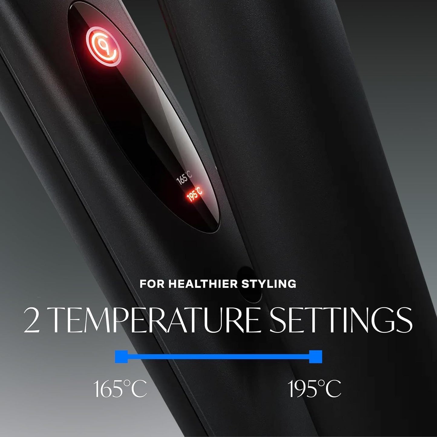 CLOUD NINE Hair Straightener with Variable Temperature Control, Black, 1 DEMO