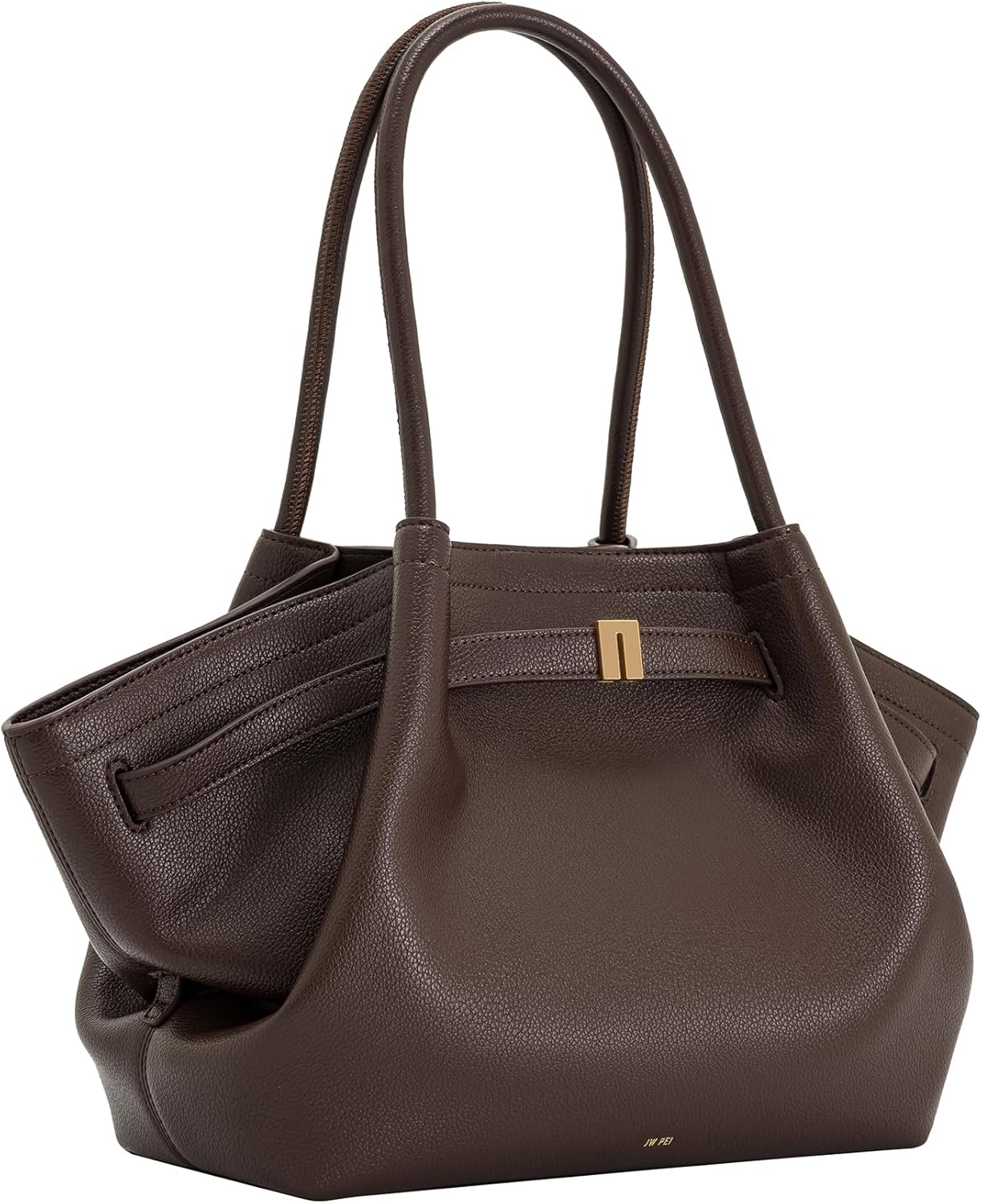JW PEI Totes Women's Medium Dark Brown Hana Tote Bag - Stylish Everyday NEW