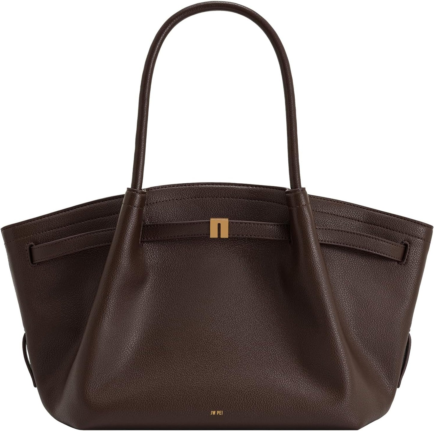 JW PEI Totes Women's Medium Dark Brown Hana Tote Bag - Stylish Everyday NEW
