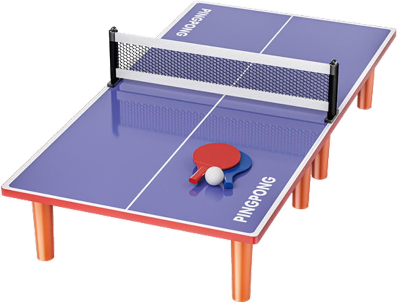 Portable Tabletop Table Tennis Game with 2 Rackets and 1 Ball, 60 cm DEMO