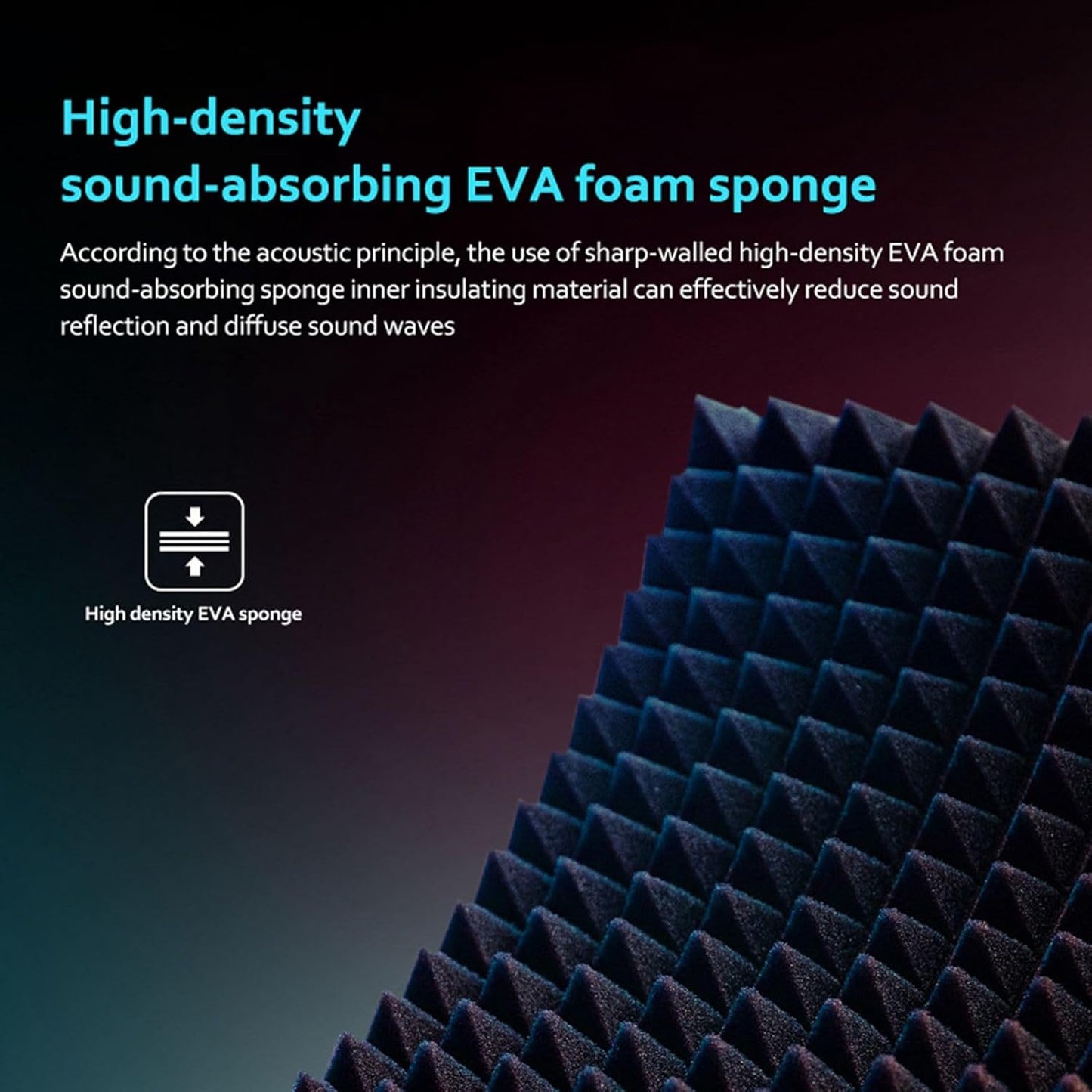 YDuupxe Foldable 5-Panel Acoustic Absorbing Soundproof Desk Partition DEMO