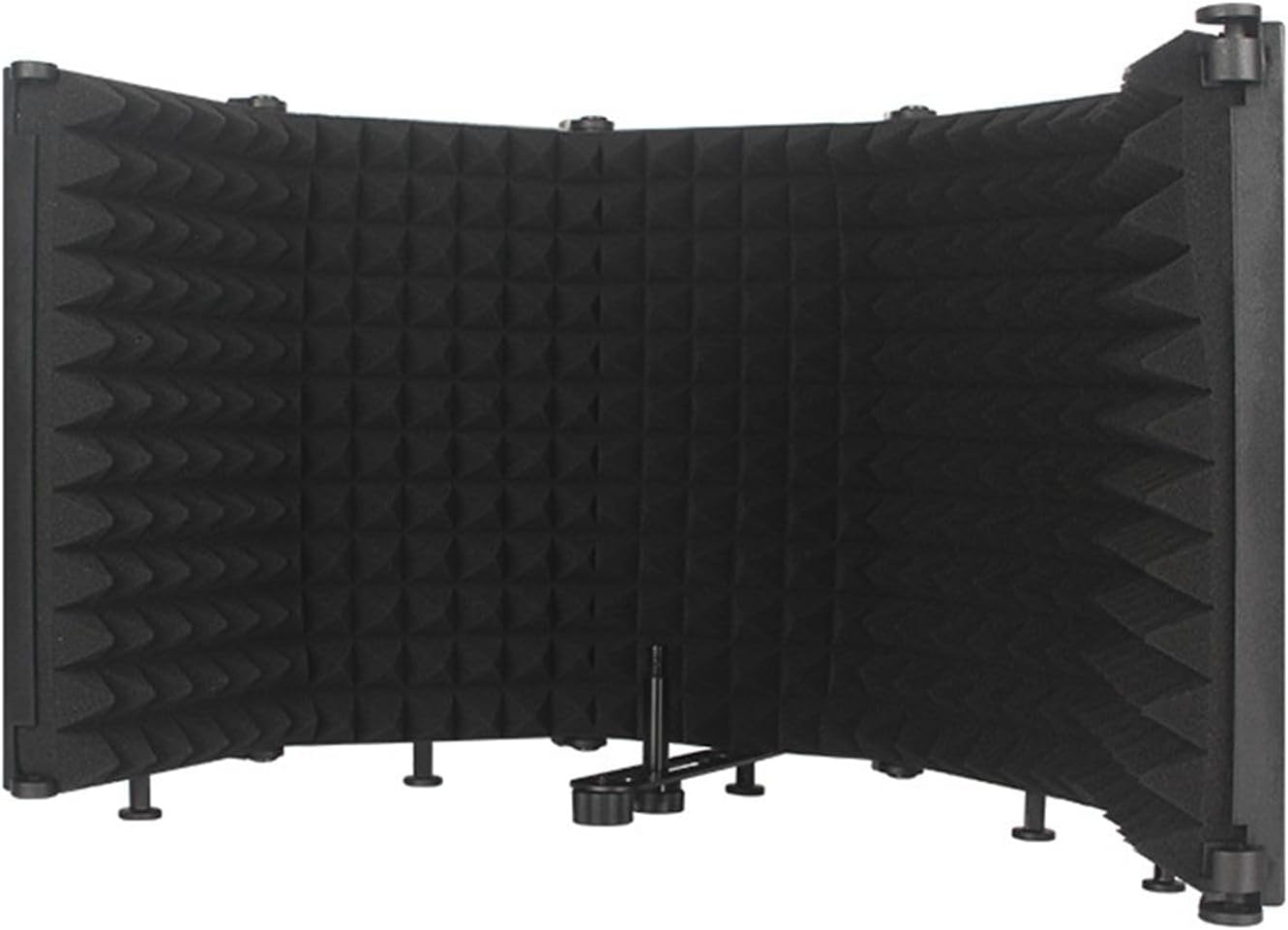 YDuupxe Foldable 5-Panel Acoustic Absorbing Soundproof Desk Partition DEMO