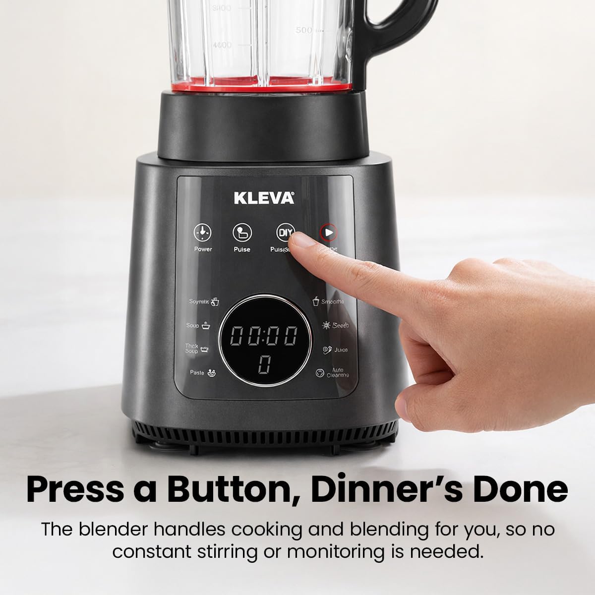 Kleva Range Jug Blenders Mealio Blender Hot Cold Soup Maker 8 Presets 1.2L NEW