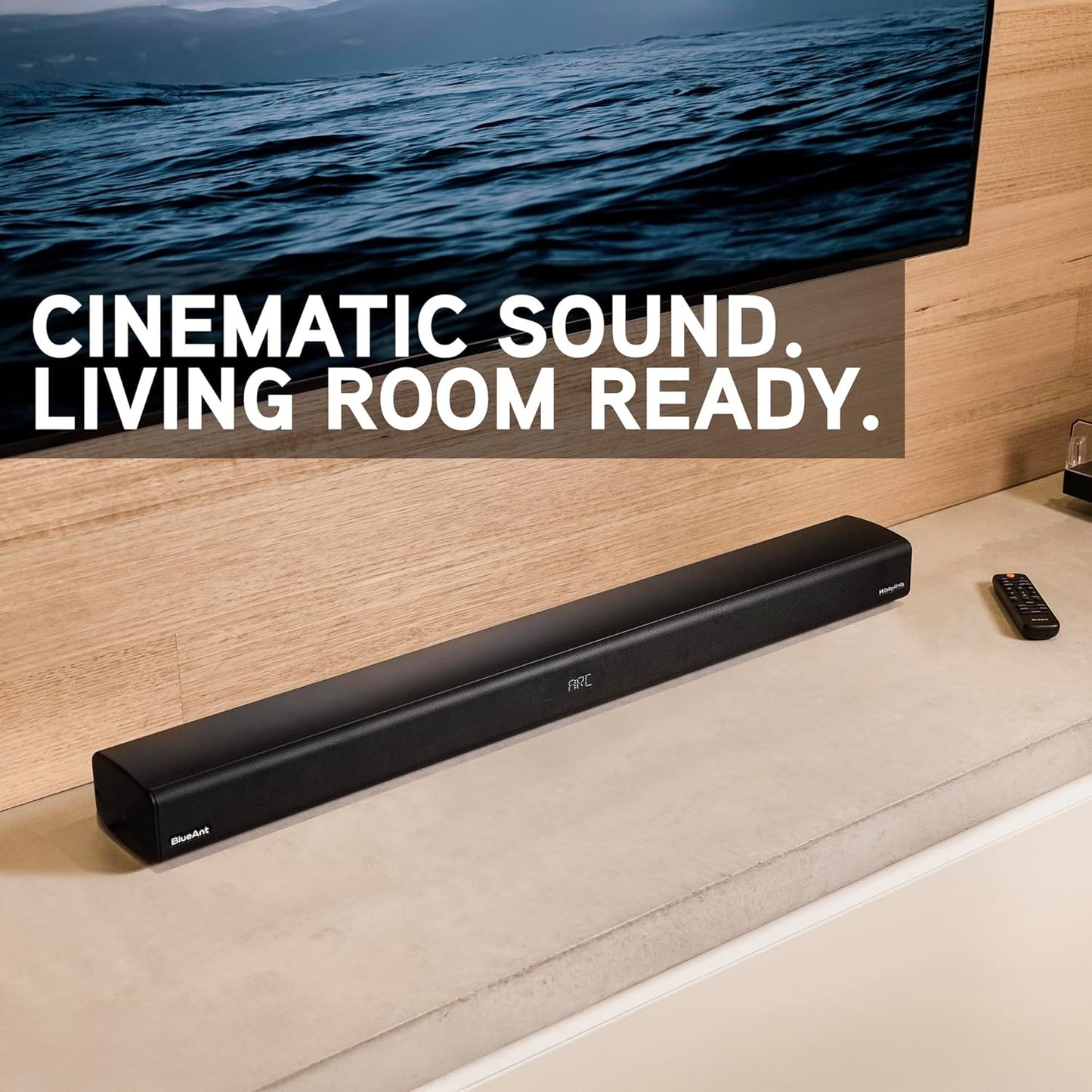 BlueAnt Dolby Atmos Bluetooth Soundbar for Home Theater Surround Sound DEMO