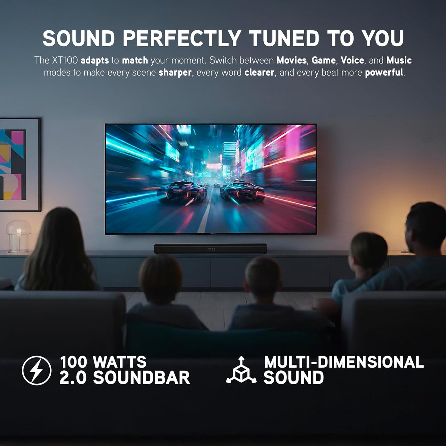 BlueAnt Dolby Atmos Bluetooth Soundbar for Home Theater Surround Sound DEMO