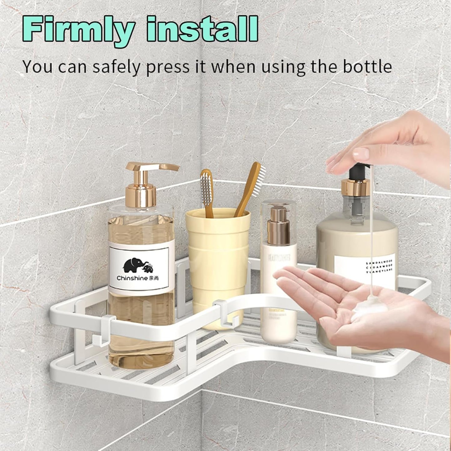 BZLMEAL Large Stainless Steel Bathroom Soap Dish Organizer Rust-Proof White NEW