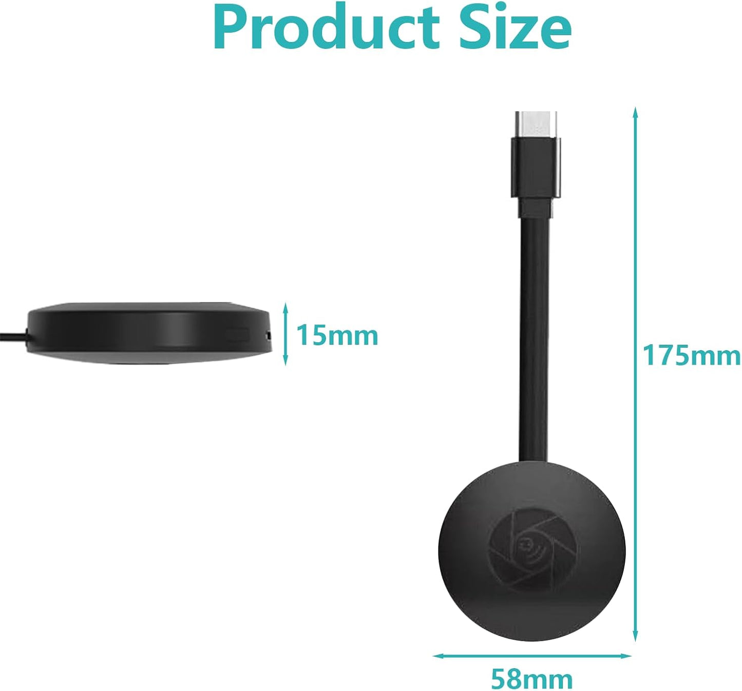 ONBPIY 4K Wireless Display Dongle Adapter for Streaming Media Playback DEMO