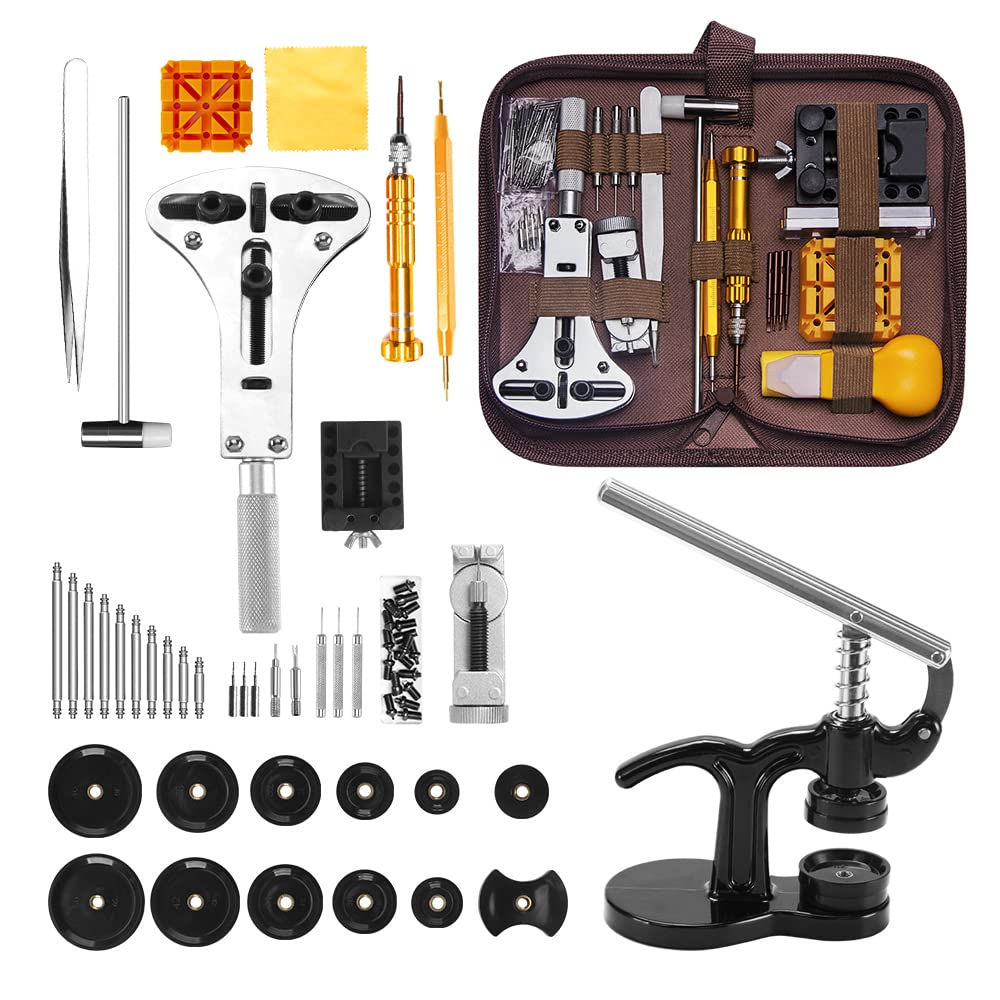 DABOBOTOOL Watch Repair Tool Kit and Press Set Professional Watchmaking DEMO