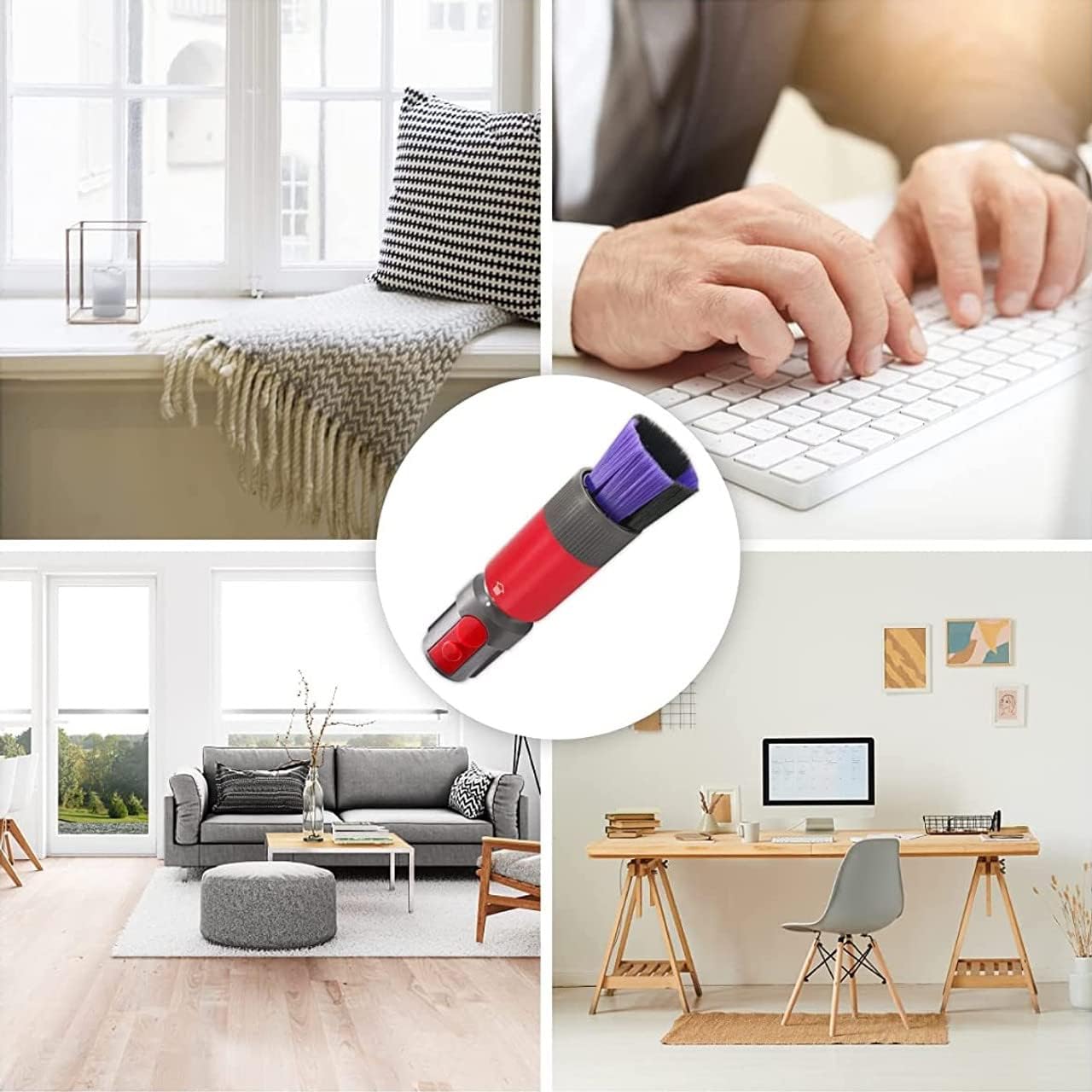 Hygieia Multi Replacement Parts Color Dusting Brush for Dyson V7 V8 V10 DEMO