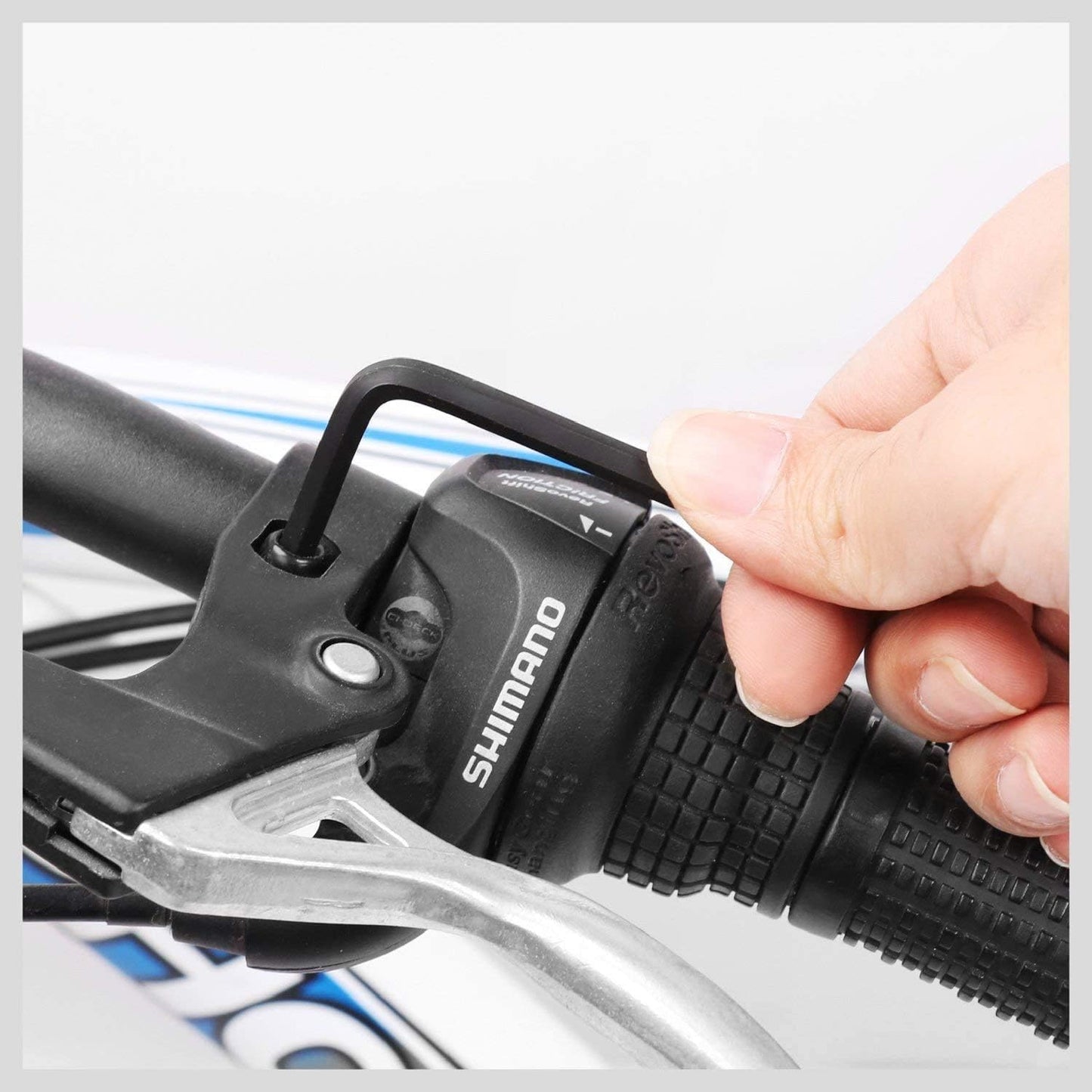 HORUSDY 31-Piece Hex Keys Grey Hex Key Set with T-Handle Allen Wrench Tool DEMO