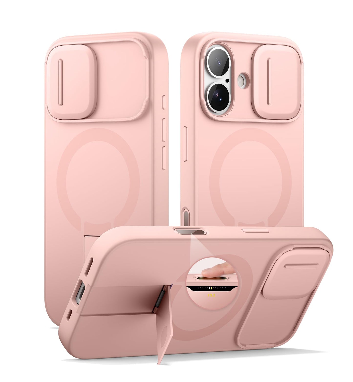 SURITCH Pink Basic Protective Phone Cases for Everyday Use - Durable & DEMO