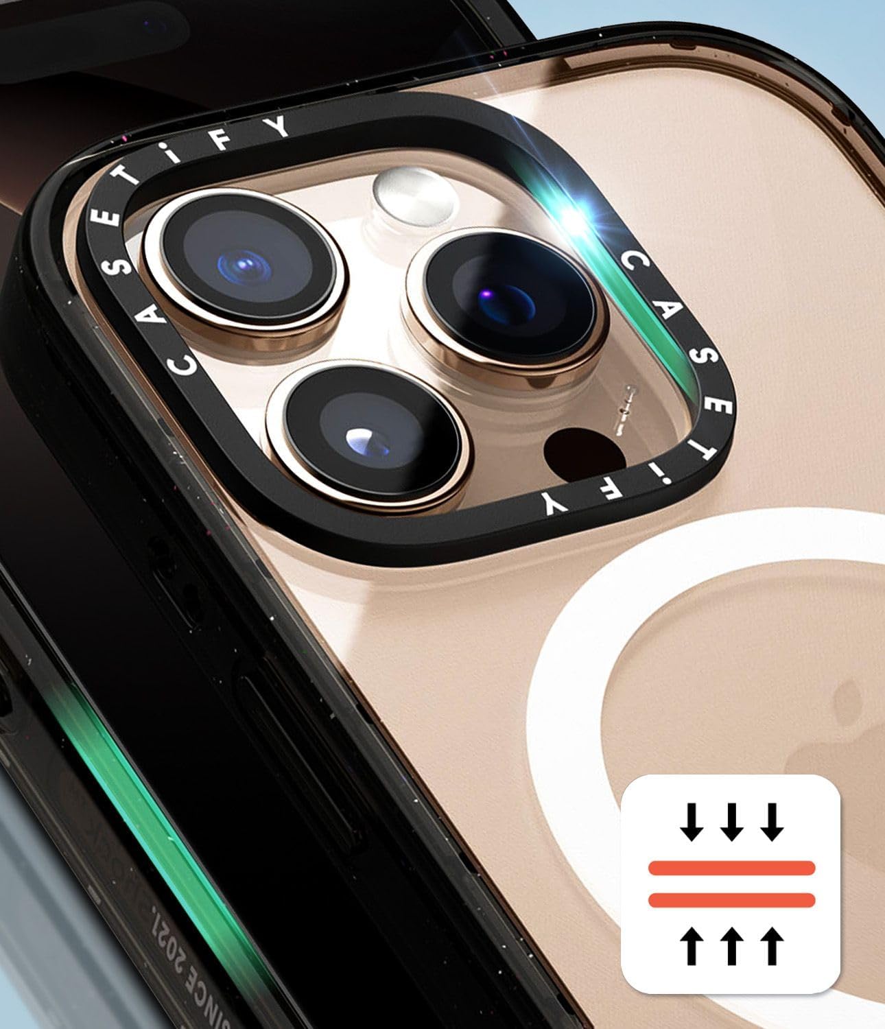 CASETiFY Impact Basic Cases Clear Black Magsafe Slim Protective Case for DEMO