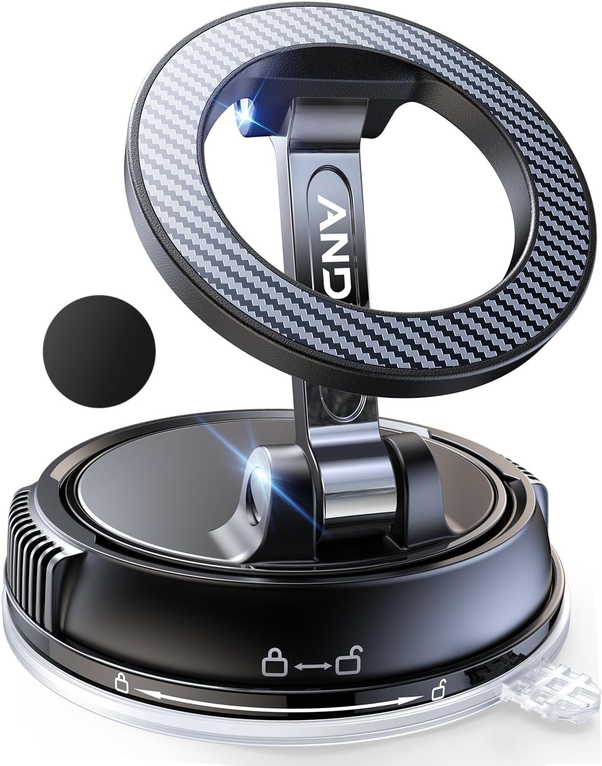 ANDERY Heavy Duty Magnetic Car Phone Holder - Strongest Suction for Secure DEMO