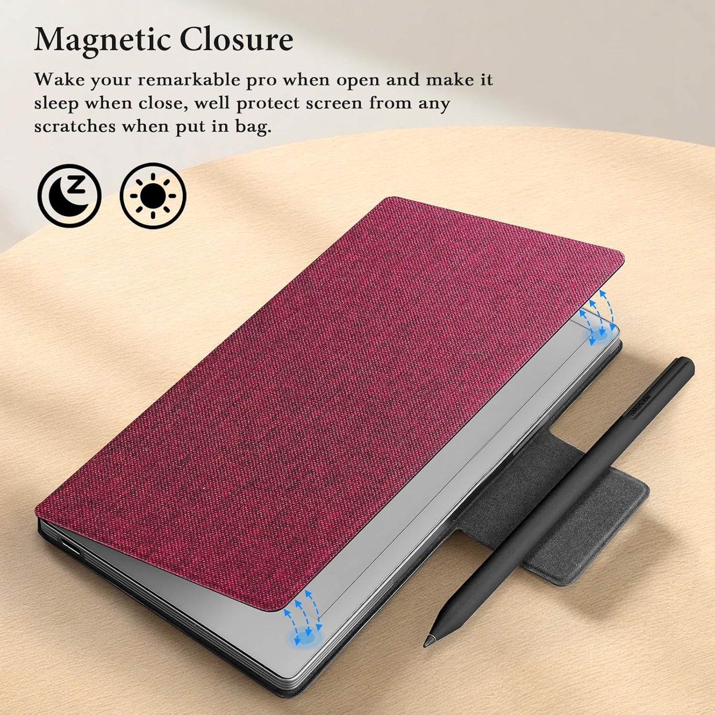 Ayotu Mosaic Cases Weave Folio Case with Pen Holder for Remarkable Paper - DEMO