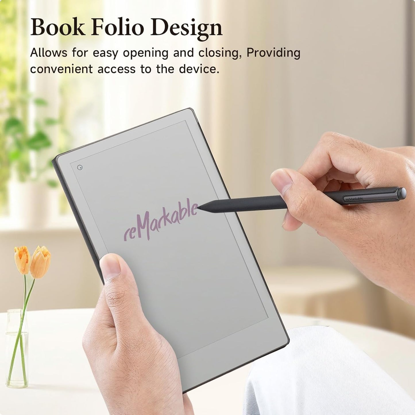 Ayotu Mosaic Cases Weave Folio Case with Pen Holder for Remarkable Paper - DEMO