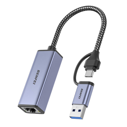 BENFEI USB 3.0 to Gigabit Ethernet Adapter, RJ45 LAN Network Converter, DEMO