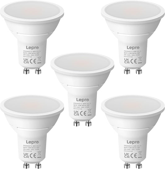 Lepro 4W LED Bulbs, Warm White 2700K Energy Saving G10 Lighting for Home, DEMO