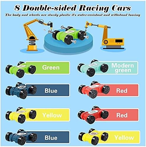 Uandhome Multicolored Motor Vehicles Toddler Car Ramp Racer Toys, 35 x 45 DEMO