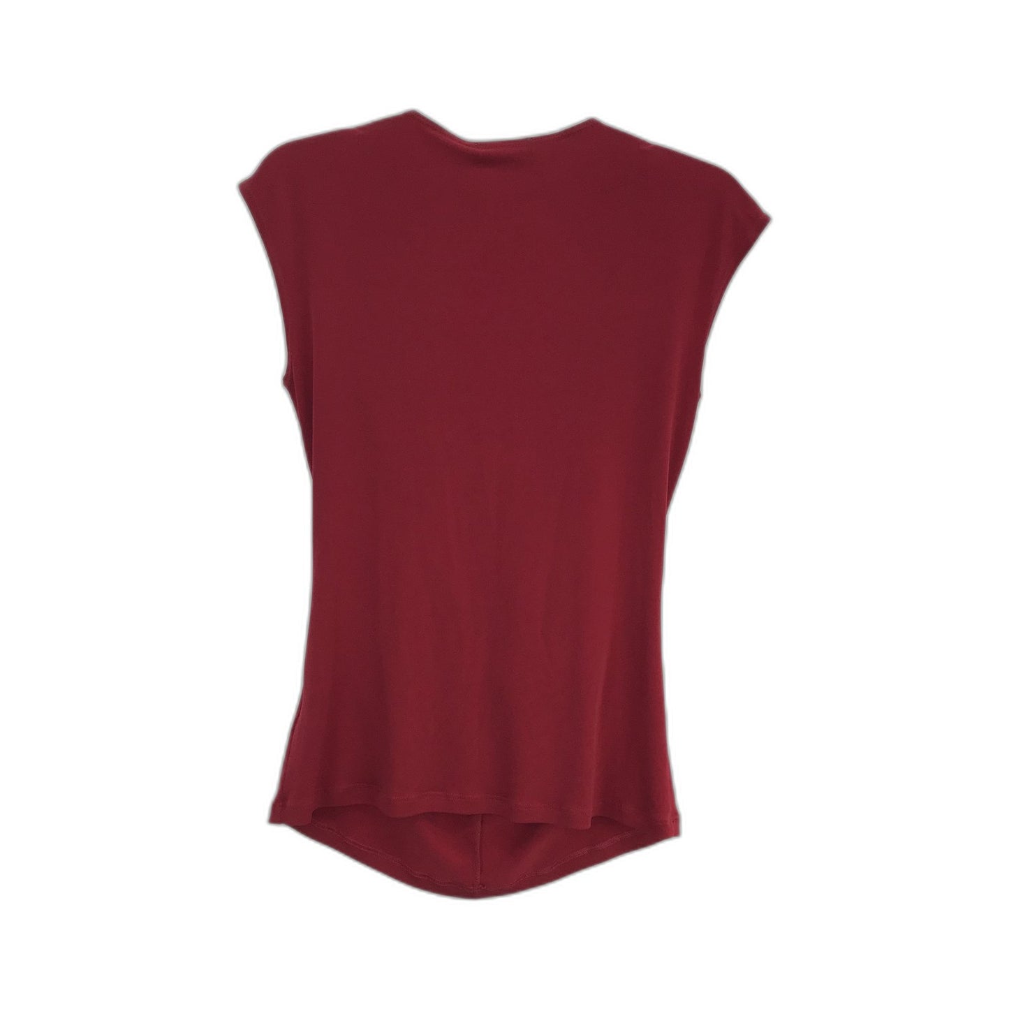 Jacqui.E Sleeveless Jewelled Made In Australia Top Women's Red Size S