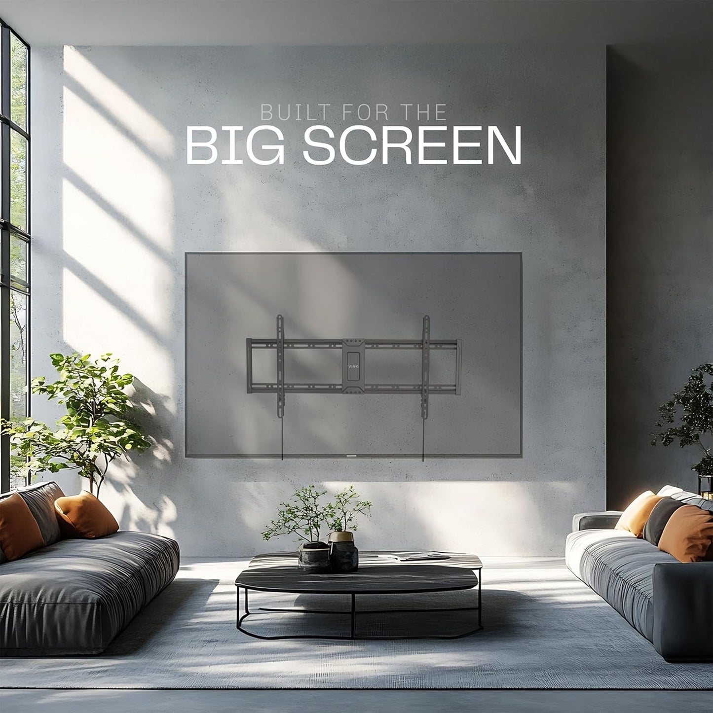 VIVO Curved & Flat TV Wall Mount Bracket for 13" to 55" Screens, Black NEW