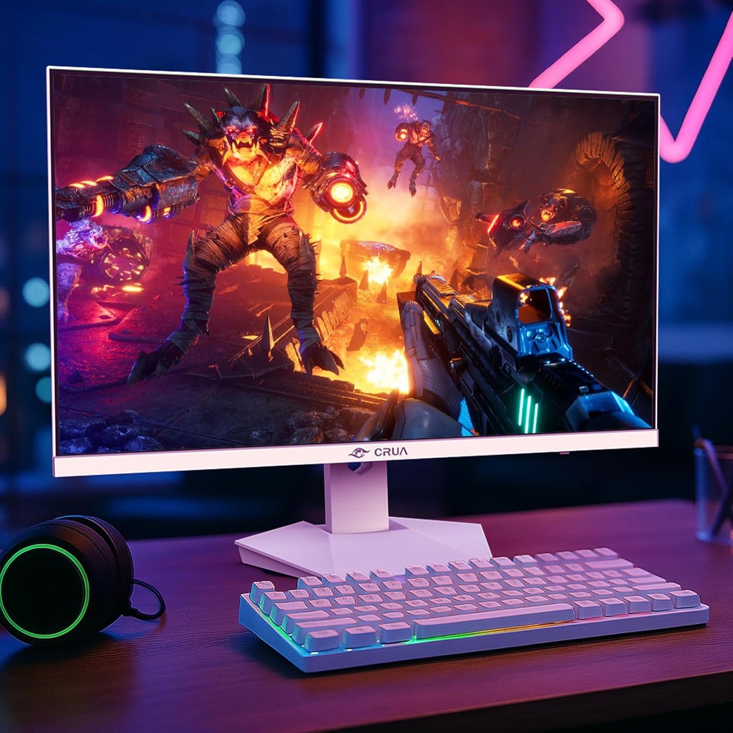 CRUA 4K Monitors 160Hz / 1K 320Hz IPS Gaming Monitor with Ultrafast DEMO