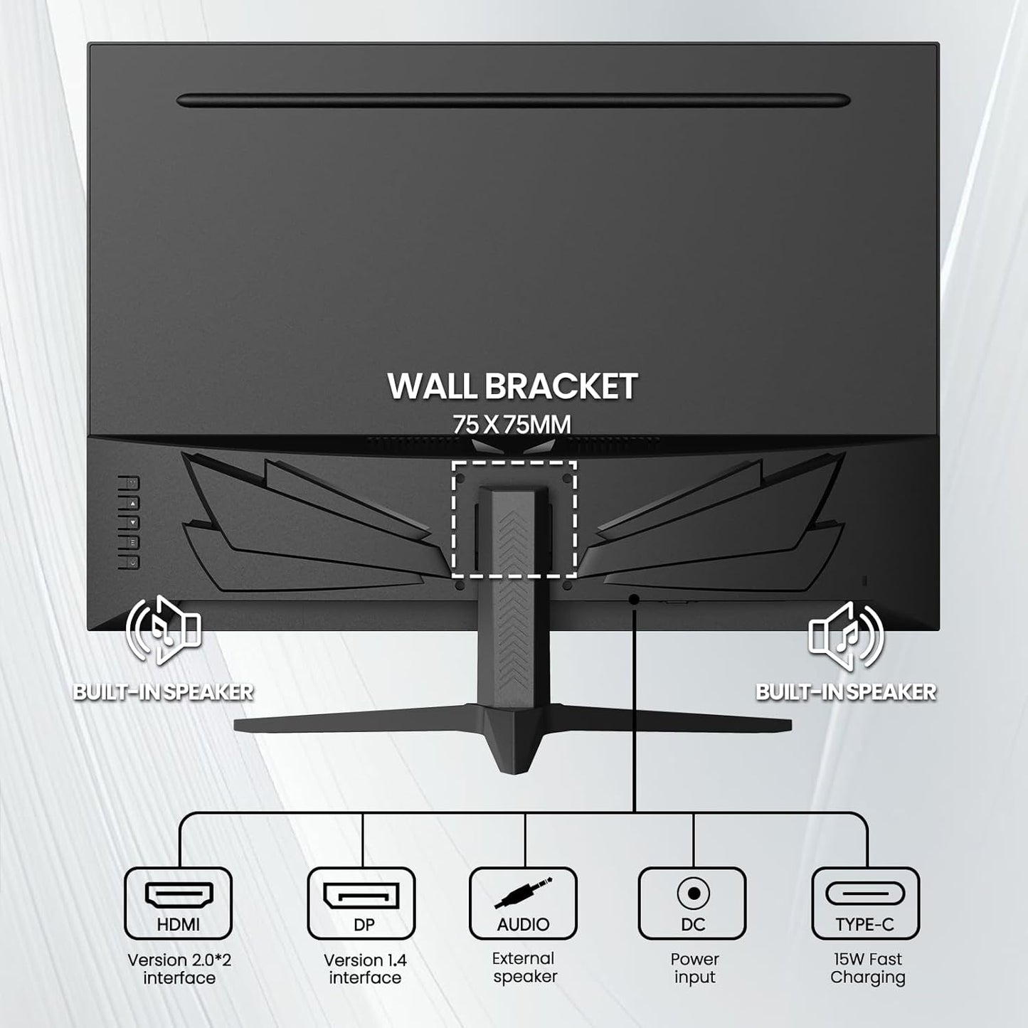 CRUA 4K Monitors IPS UHD Monitor with 3840x2560 Resolution, 120% sRGB, HDR NEW