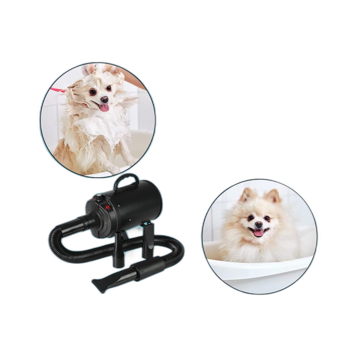 PAWZ Professional Brushes Pet Hair Dryer Grooming Blower Vacuum Cleaner NEW