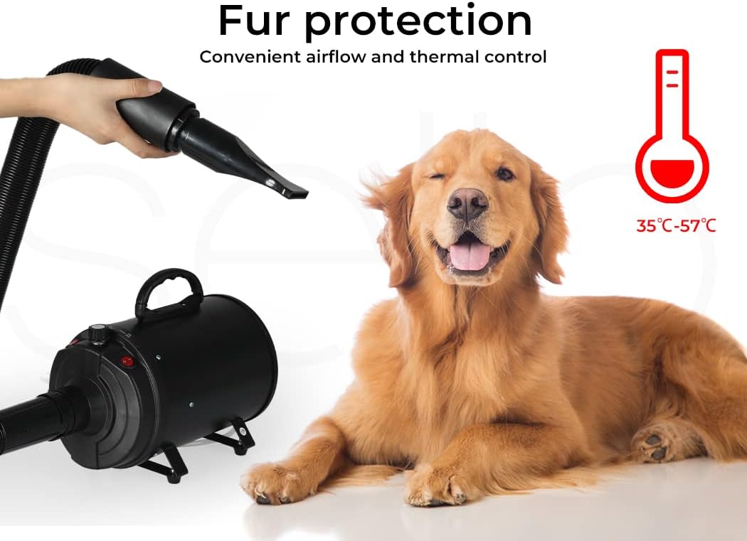 PAWZ Professional Brushes Pet Hair Dryer Grooming Blower Vacuum Cleaner NEW