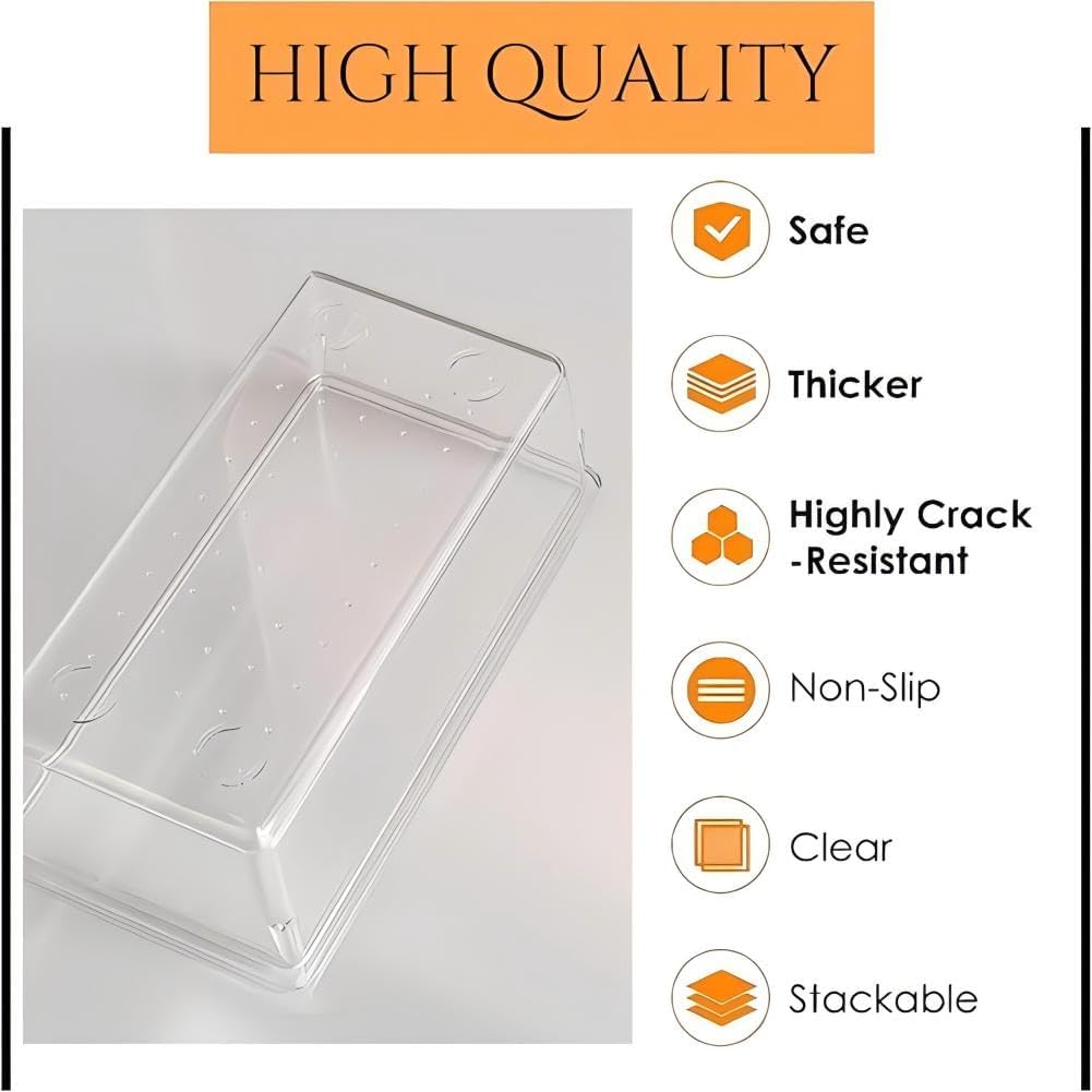 Quxyxso Plastic Versatile Bathroom Vanity Drawer Organizer Makeup Display NEW