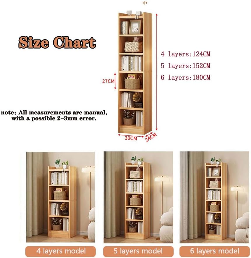 Kaifusen 4 Bookcases Layer Bookcase Corner Shelving Unit Open NEW