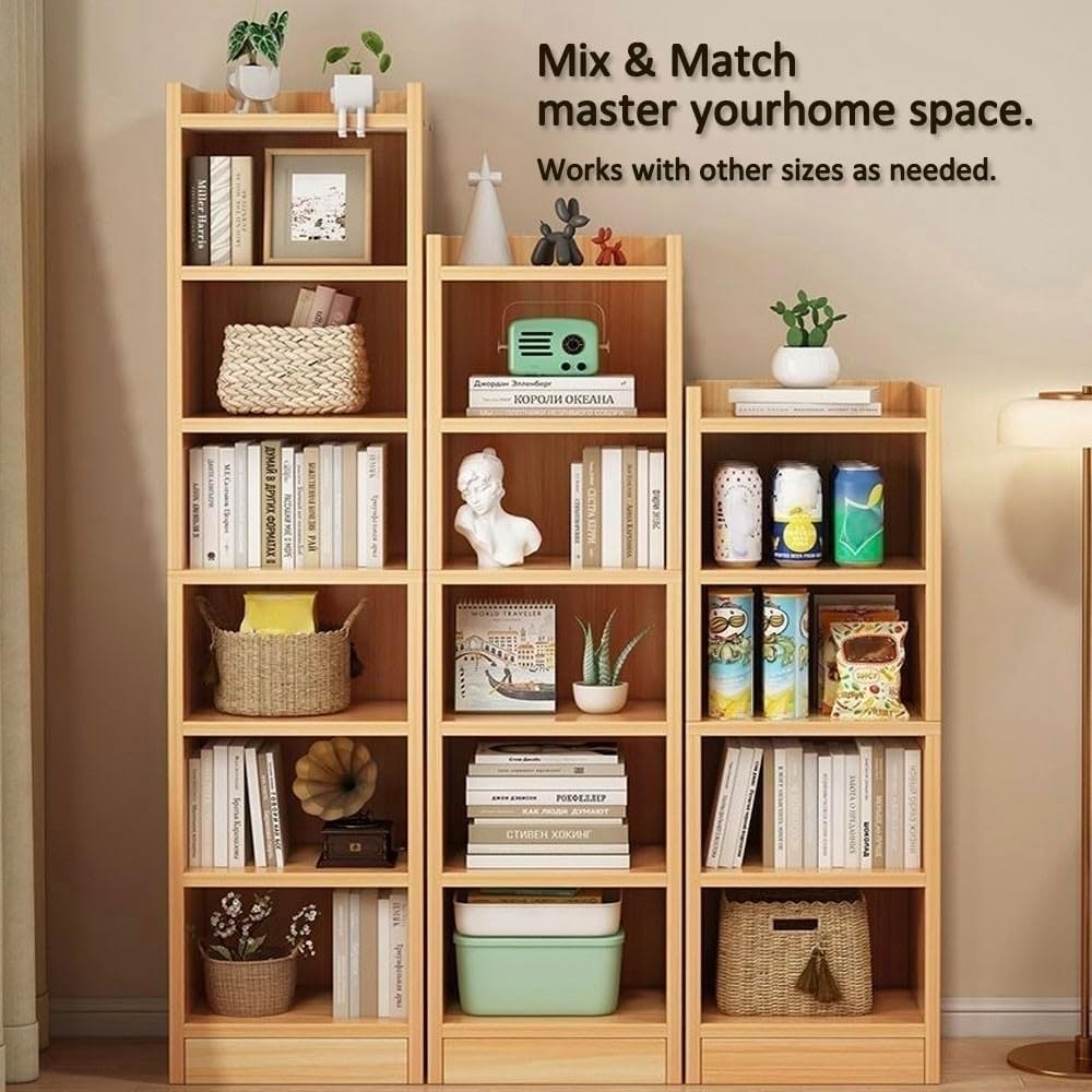Kaifusen 4 Bookcases Layer Bookcase Corner Shelving Unit Open NEW