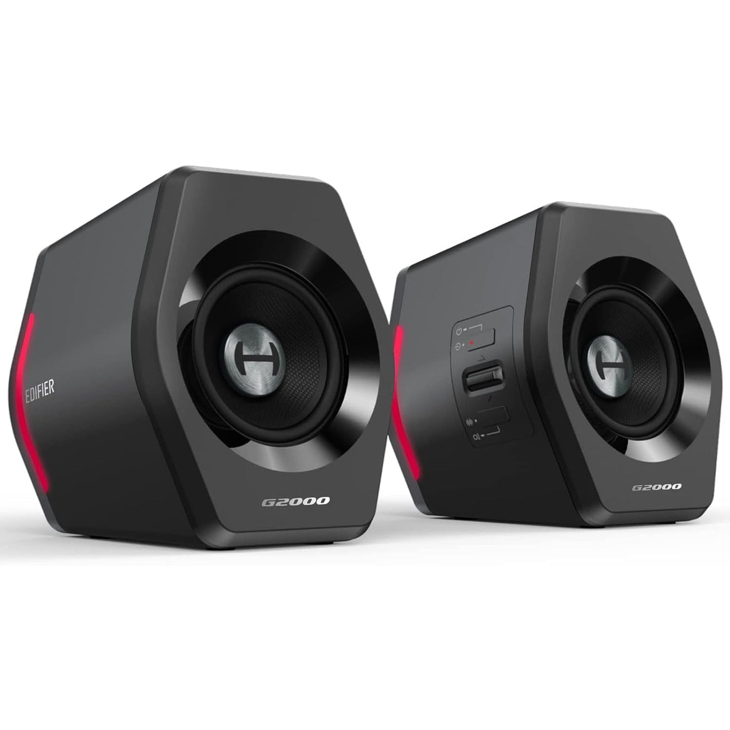 Edifier 32W Black Computer Speakers for PC Gaming Desktop Subwoofer Audio NEW
