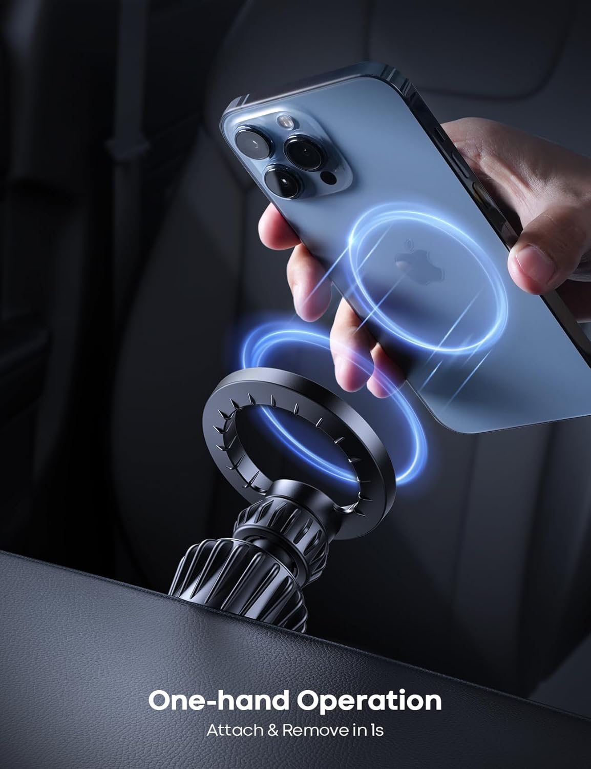 Lamicall Magnetic Vent Phone Holder with 20 Strongest Magnets Dash-Mounted NEW
