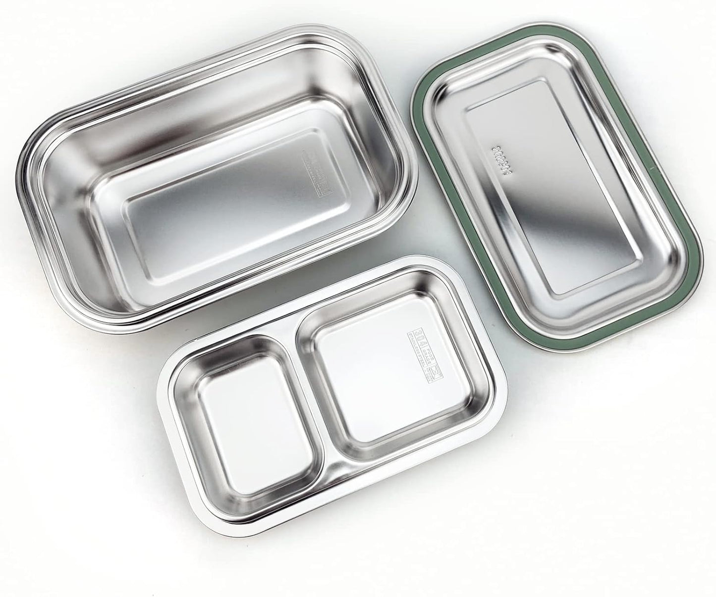 Lunbengo Large Stainless Steel Bento Box Leakproof Lunch Container for Work NEW