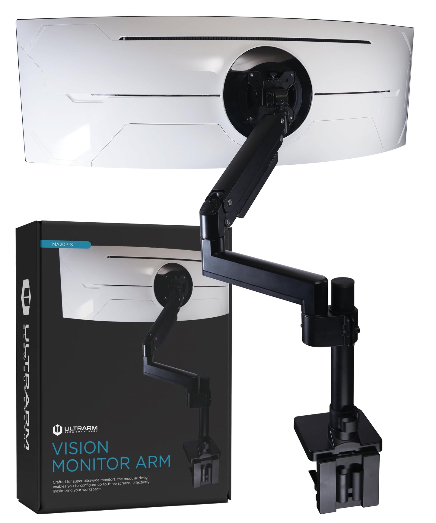 ULTRARM Heavy Duty Monitor Arm for Ultrawide Displays up to 57" 44 lbs DEMO