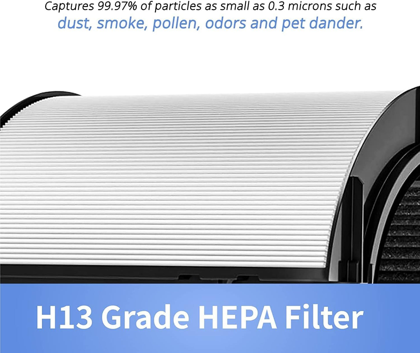 NIU Air Purifier Replacement HEPA Carbon Filter Accessory for Home & Office NEW