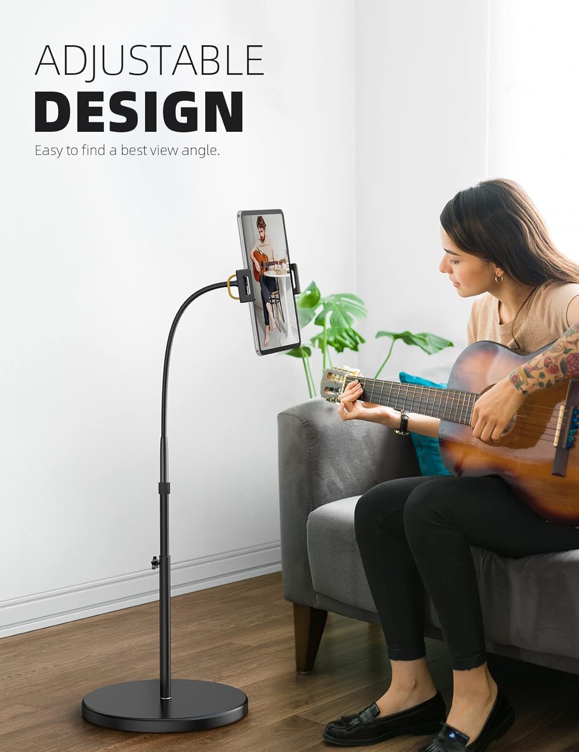 Lamicall Gooseneck Stands Swivel Tablet Floor Stand Adjustable Holder DEMO