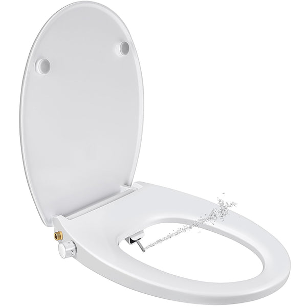 SAMODRA Non-Electric Bidet Toilet Seat Cover with Rear and Feminine Wash NEW