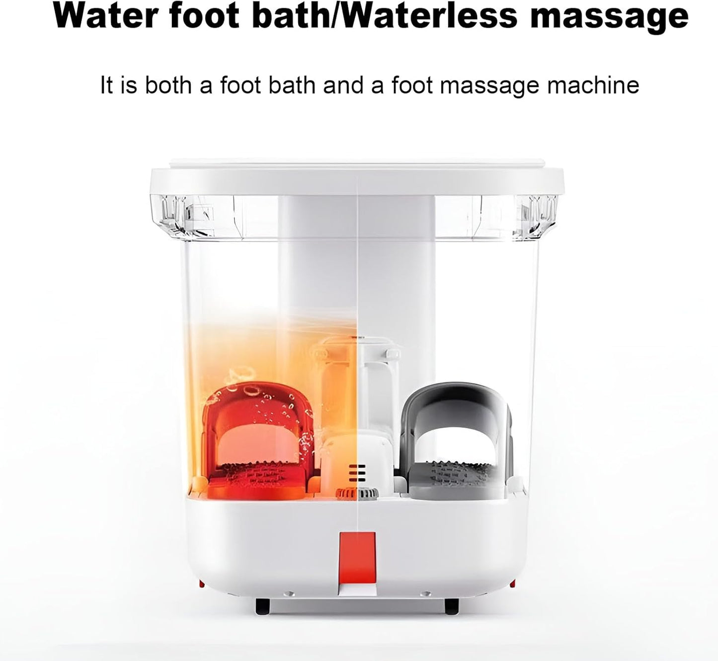 CEOOL Electric Foot Spa Massager with Heated Airbag Therapy, White Bath Tub DEMO