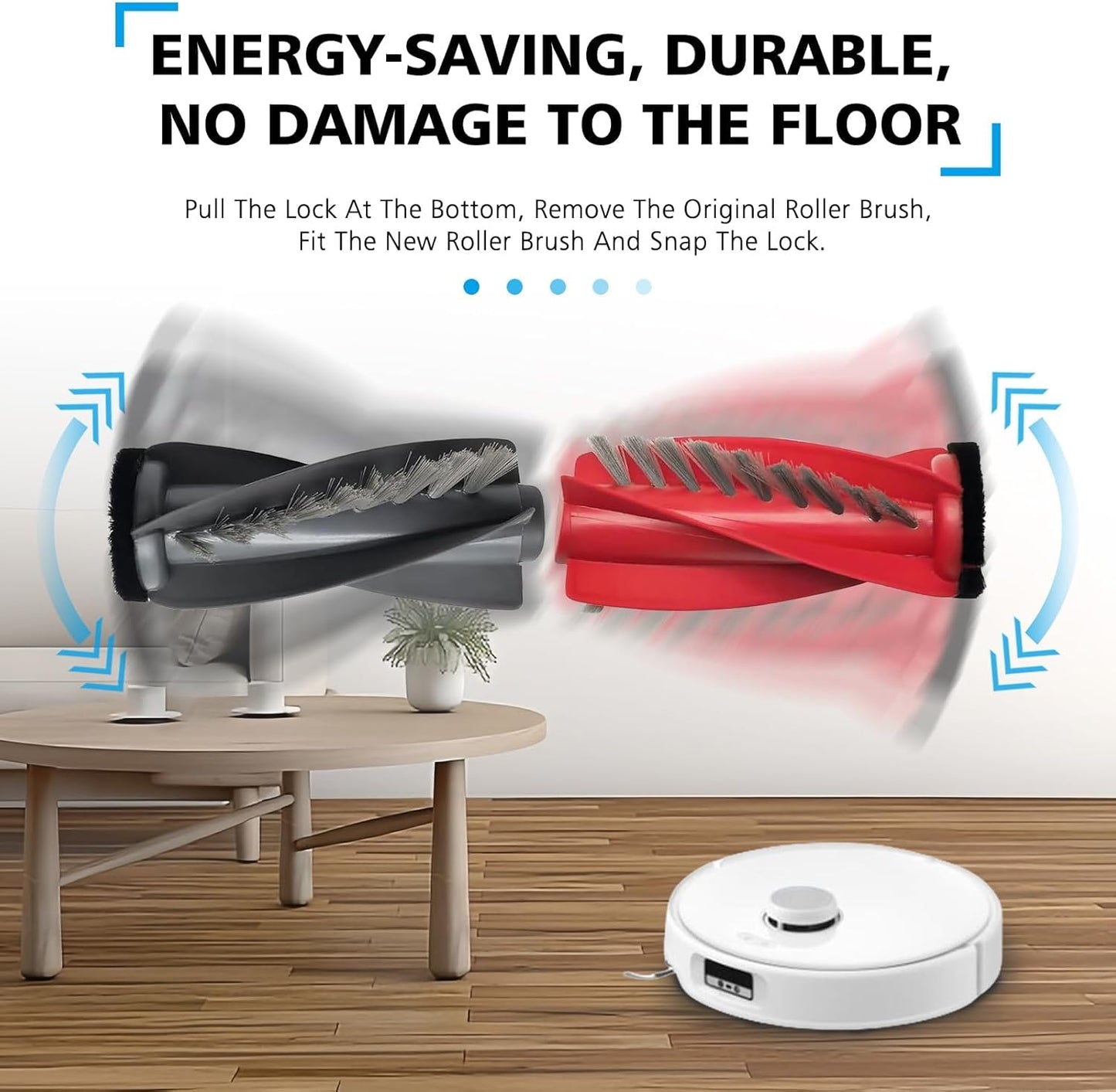 YBVABE Accessories for Roborock Saros 10 Vacuum Cleaner Blower & Filter NEW
