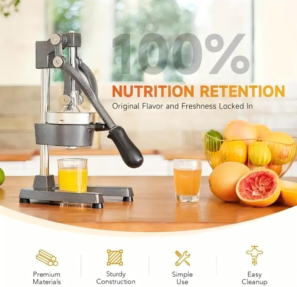 TANCHEN Manual Juicer Heavy Duty Commercial Grade Stainless Steel Hand NEW