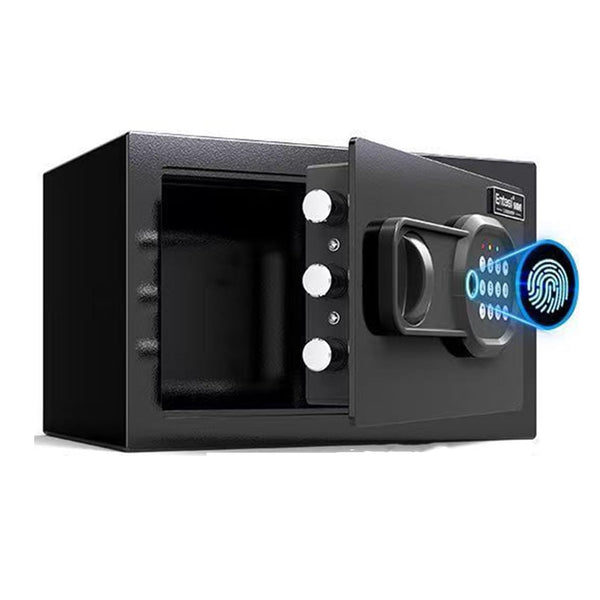 ameijie Biometric Mini Safe Box with Fingerprint Lock - Secure Alloy Steel DEMO