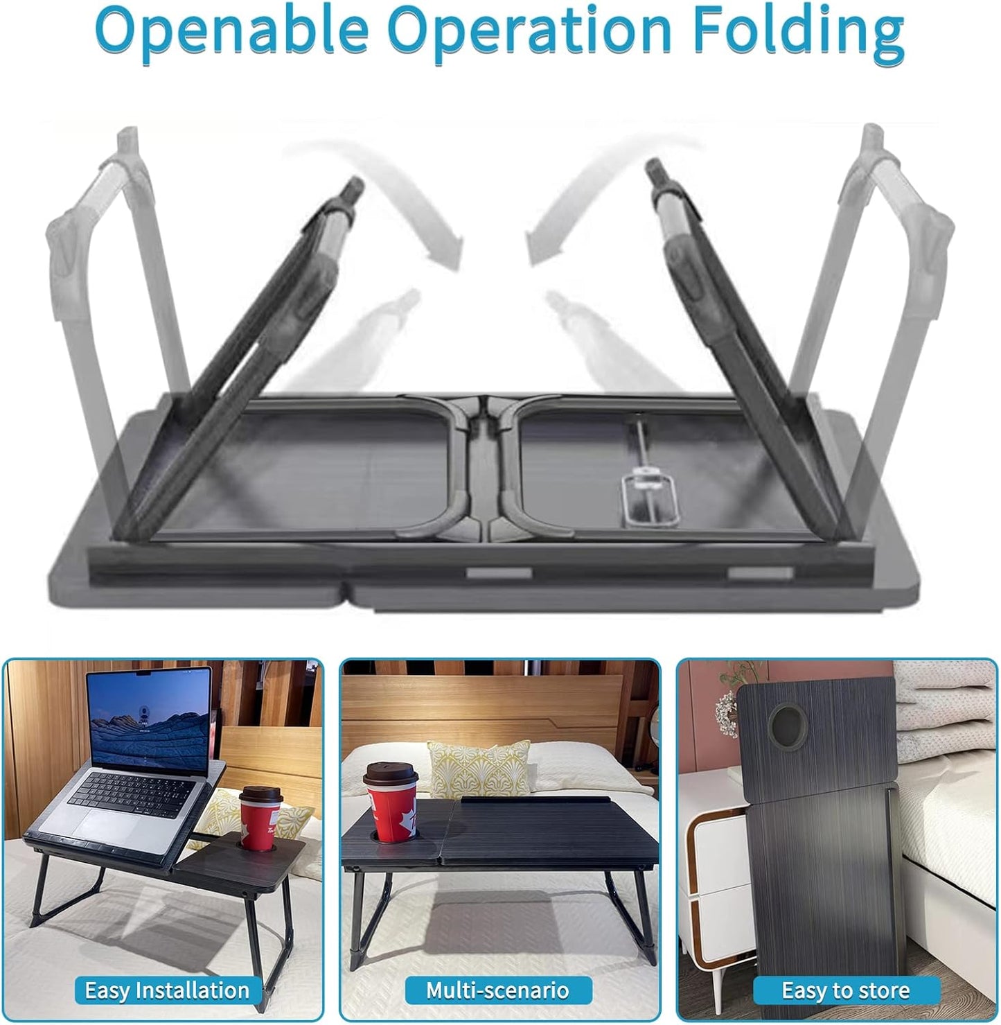 CloudTrip Laptop Desks Desk for Bed or Couch Portable Home Office NEW