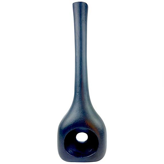 Handmade Black Aluminium Long Stem Vase Set NEW