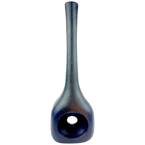 Handmade Black Aluminium Long Stem Vase Set NEW