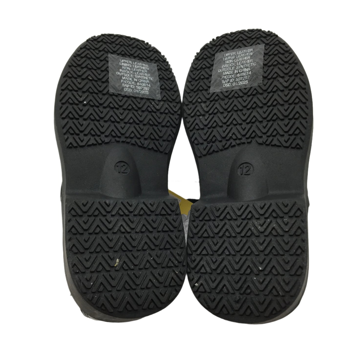 Lily & Dan Premium Leather Double Strap Black School Shoes Kids Size AU 12 NEW