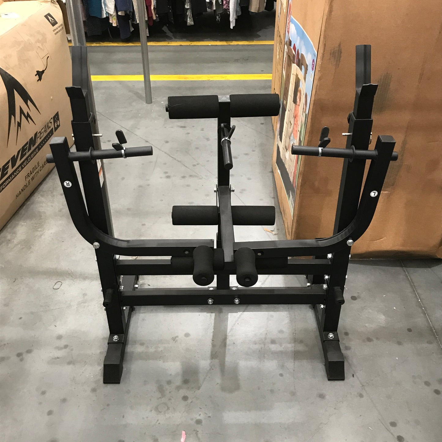 Multi Function Weight Bench Press Chest Fly Leg Extension Full Body Training NEW