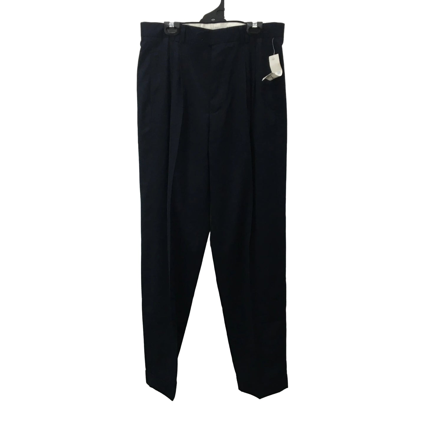 Barrington Bros Men's Formal Black Trousers Dress Pants Office Wear Size 87R NEW