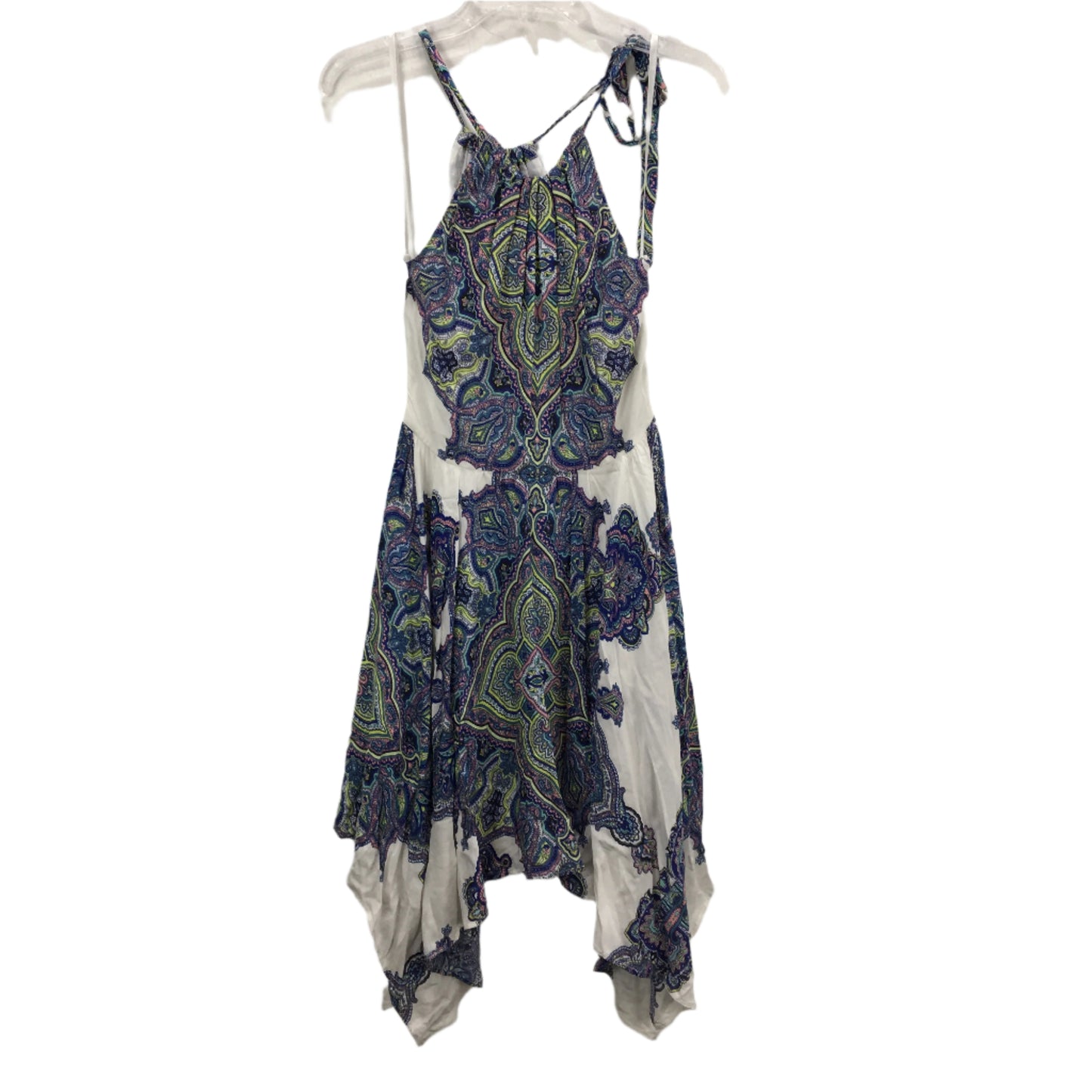 Forever New Bohemian Print Sleeveless Asymmetrical Dress Ladies Size AU 8 NEW